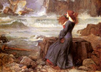 約翰 威廉姆 沃特豪斯 Miranda - The Tempest 約翰 威廉姆 沃特豪斯 Miranda - The Tempest